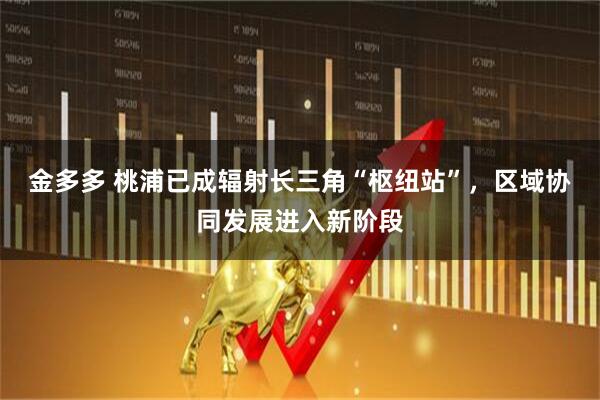 金多多 桃浦已成辐射长三角“枢纽站”，区域协同发展进入新阶段