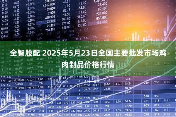 全智股配 2025年5月23日全国主要批发市场鸡肉制品价格行情